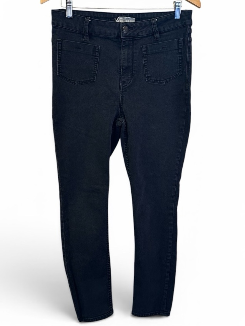 Free People Black Skinny Jeans Great Condition Size 30